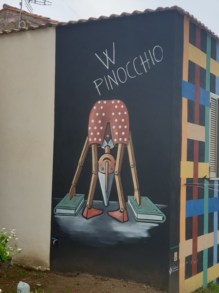 Pinocchio irriverente a Sant'Angelo di Roccalvecce