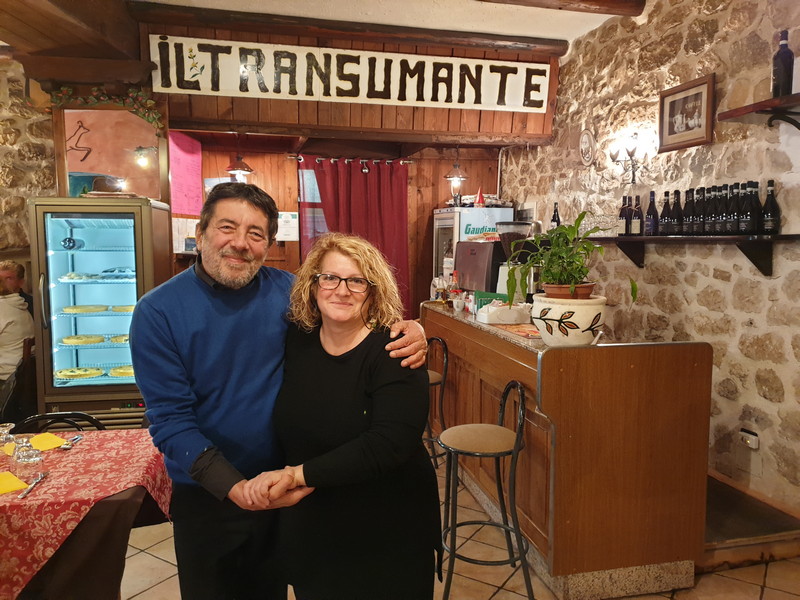 Ristorante Il Transumante Villetta Barrea il proprietario Nunzio Antonucci